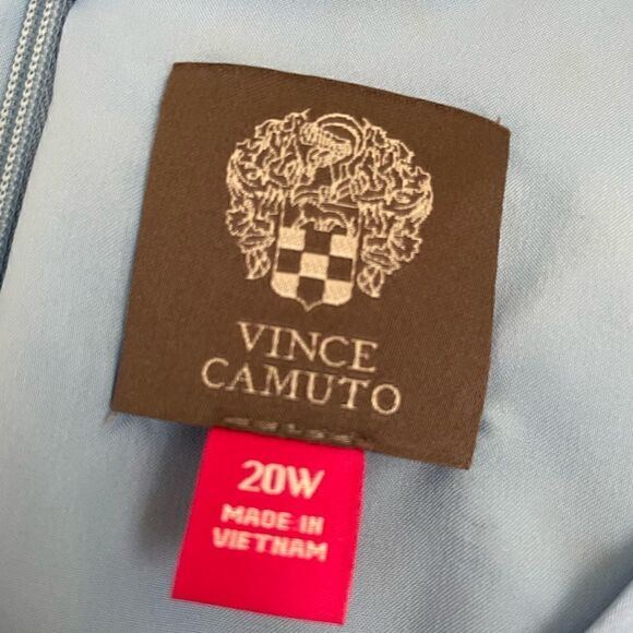 VINCE CAMUTO Floral Colorblock Midi DRess size 20W - Picture 6 of 8